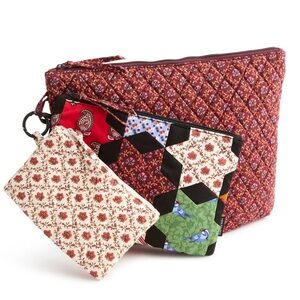 NWOT Vera Bradley 3 Pouch Set
